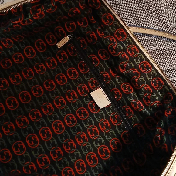 Gucci tote bag Sherry Line White Leather - Picture 14 of 16